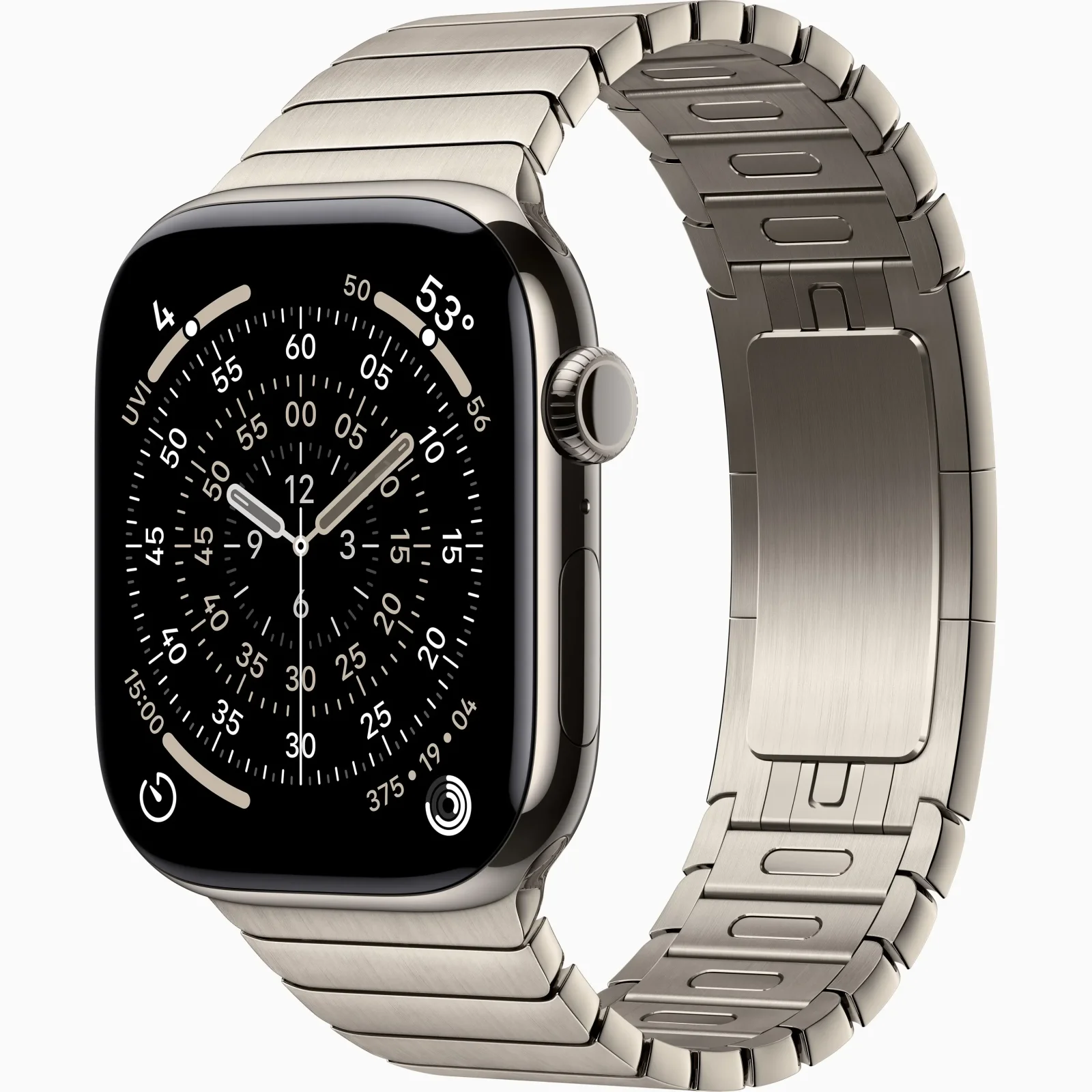 Смарт-годинник Apple Watch Series 11 GPS + Cellular 46mm Natural Titanium Case with Natural Link Bracelet (MFAY4, MXMF3)