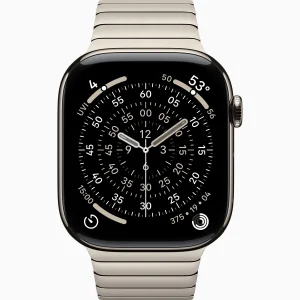 Смарт-годинник Apple Watch Series 11 GPS + Cellular 46mm Natural Titanium Case with Natural Link Bracelet (MFAY4, MXMF3)