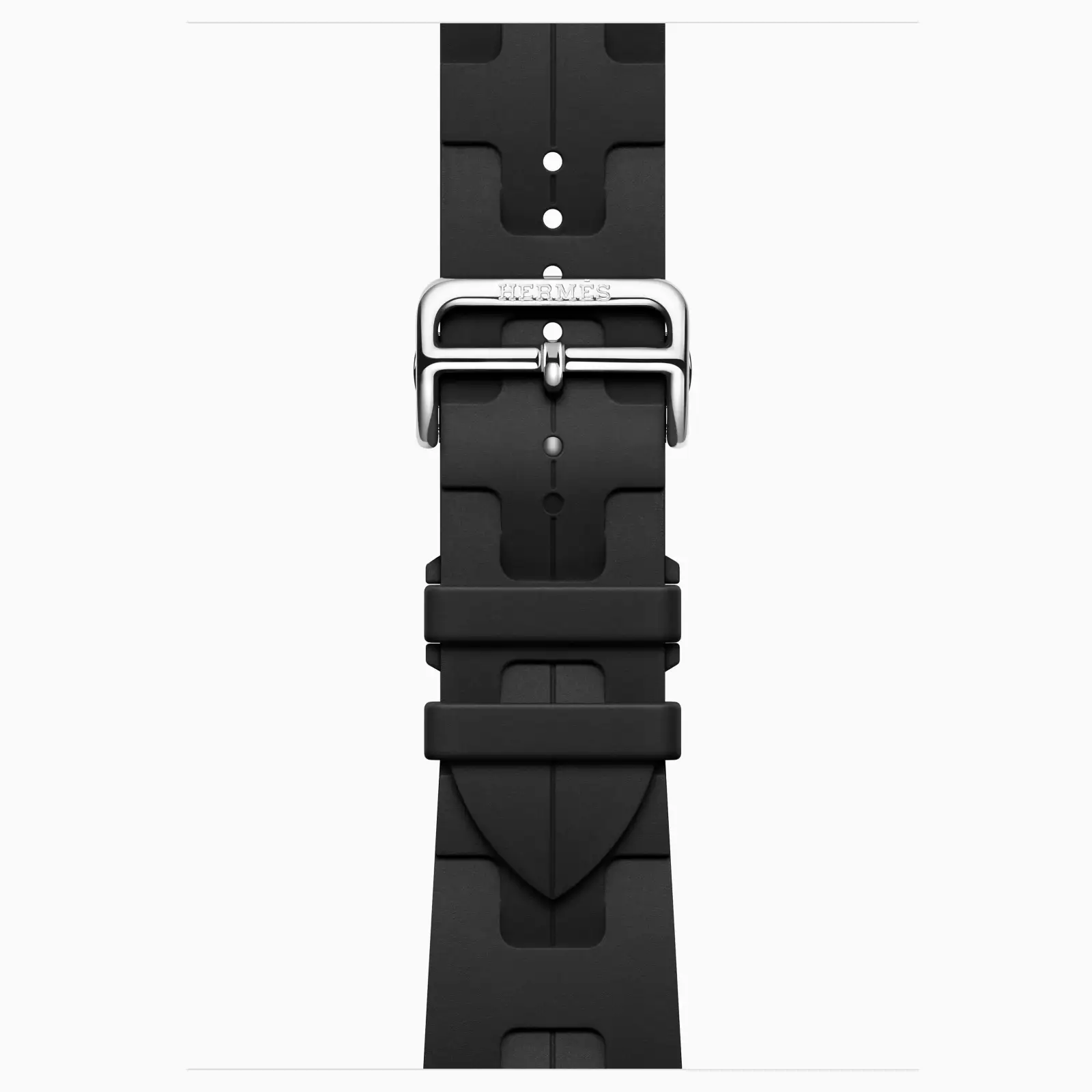 Смарт-годинник Apple Watch Hermès Series 11 GPS + Cellular 46mm Silver Titanium Case with Noir Kilim Single Tour (MFC64)