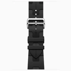 Смарт-годинник Apple Watch Hermès Series 11 GPS + Cellular 46mm Silver Titanium Case with Noir Kilim Single Tour (MFC64)