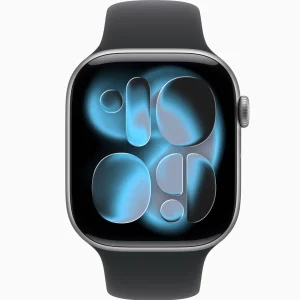 Смарт-годинник Apple Watch Series 11 GPS + Cellular 46mm Space Gray Aluminum Case with Black Sport Band M/L (MFCA4)