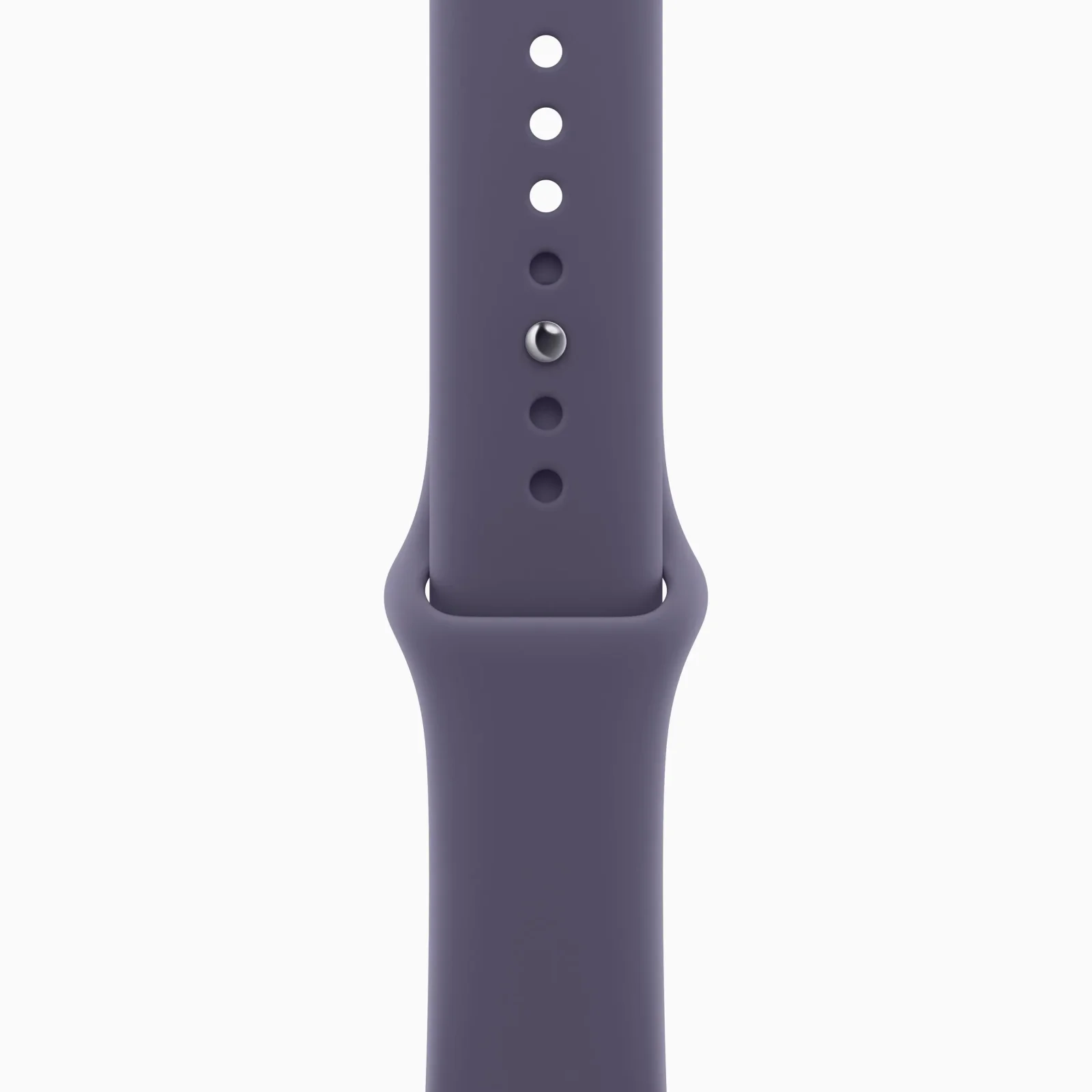Смарт-годинник Apple Watch Series 11 GPS + Cellular 46mm Silver Aluminum Case with Purple Fog Sport Band M/L (MFCR4)