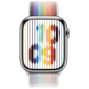 Смарт-годинник Apple Watch SE 2 GPS 40mm Silver Aluminum Case with White Pride Edition Sport Loop (MNL93, MN6K3)