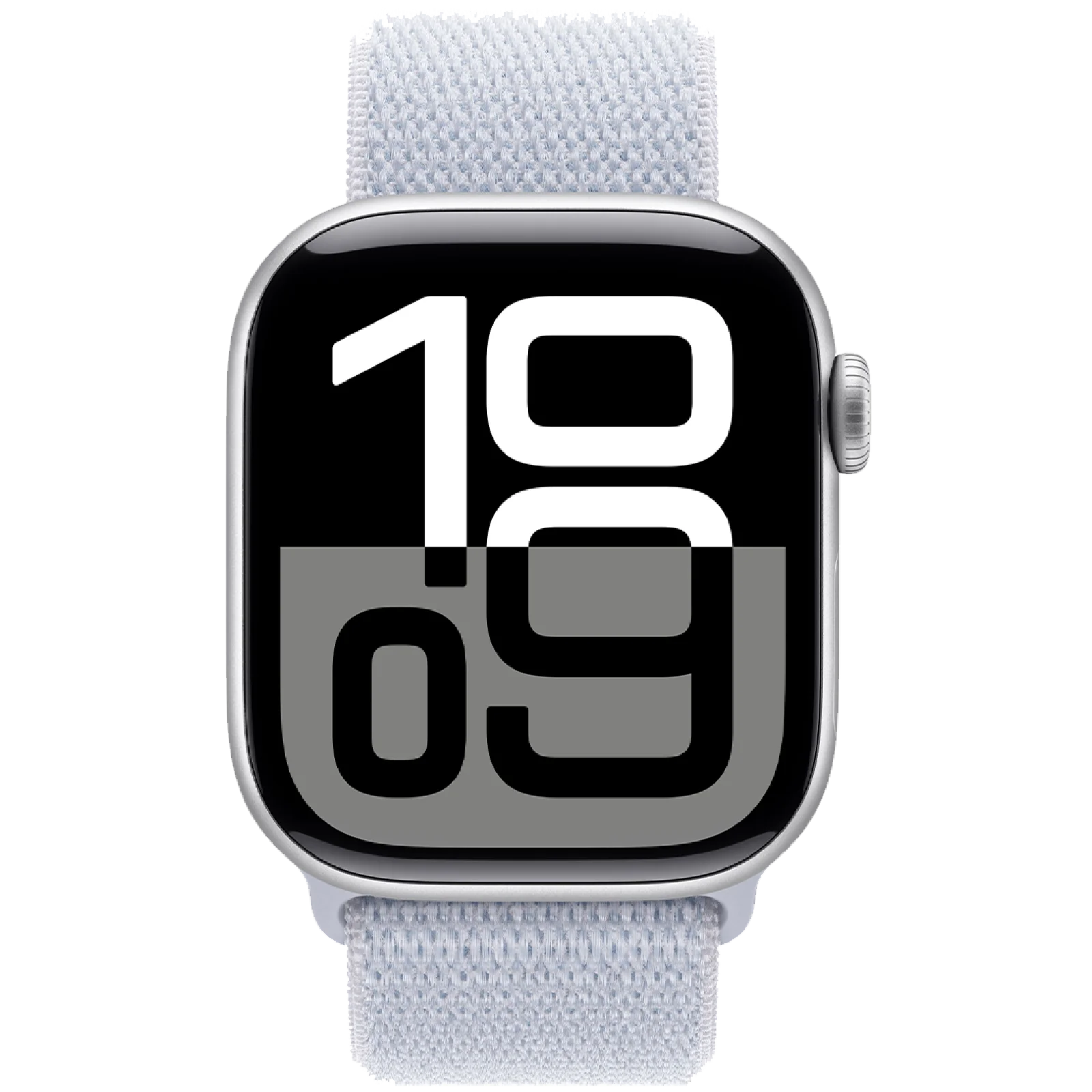 Смарт-годинник Apple Watch Series 10 GPS + Cellular 42mm Silver Aluminum Case with Blue Cloud Sport Loop (MWX53)