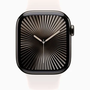 Смарт-годинник Apple Watch Series 10 GPS + Cellular 42mm Slate Titanium Case with Light Blush Sport Band S/M (MX0M3, MXLN3)