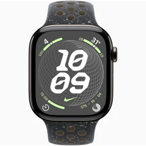 Смарт-годинник Apple Watch Series 10 GPS + Cellular 42mm Slate Titanium Case with Midnight Sky Nike Sport Band S/M (MX0M3, MYJP3)