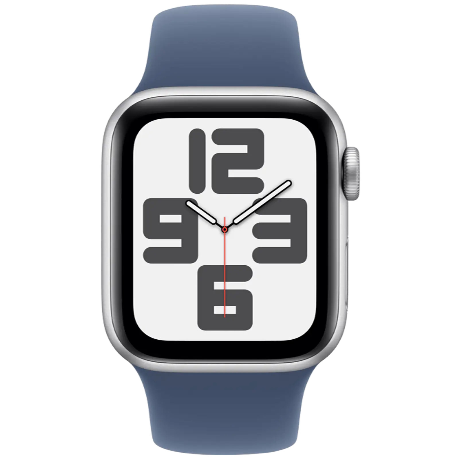 Смарт-часы Apple Watch SE 2 GPS + Cellular 44mm Silver Aluminum Case with Denim Sport Band M/L (MXG53)