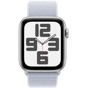 Смарт-часы Apple Watch SE 2 GPS + Cellular 44mm Silver Aluminum Case with Blue Cloud Sport Loop (MXG63)