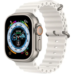 Б/В Apple Watch Ultra GPS + Cellular 49mm Titanium Case with White Ocean Band (MNH83/MNHF3) (Ідеальний стан)