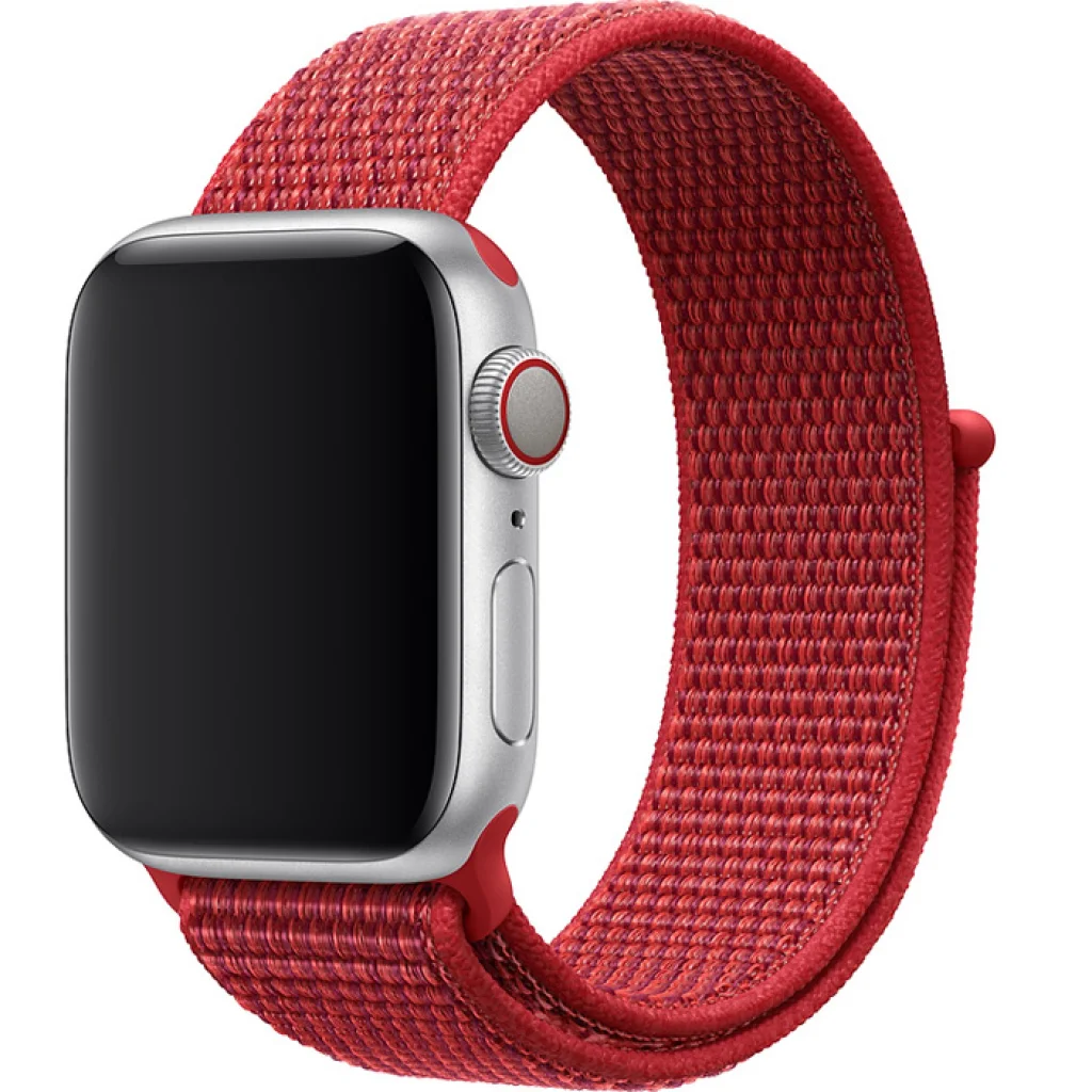 Ремешок Apple Product Red Sport Loop для Apple Watch 44mm (MU972)
