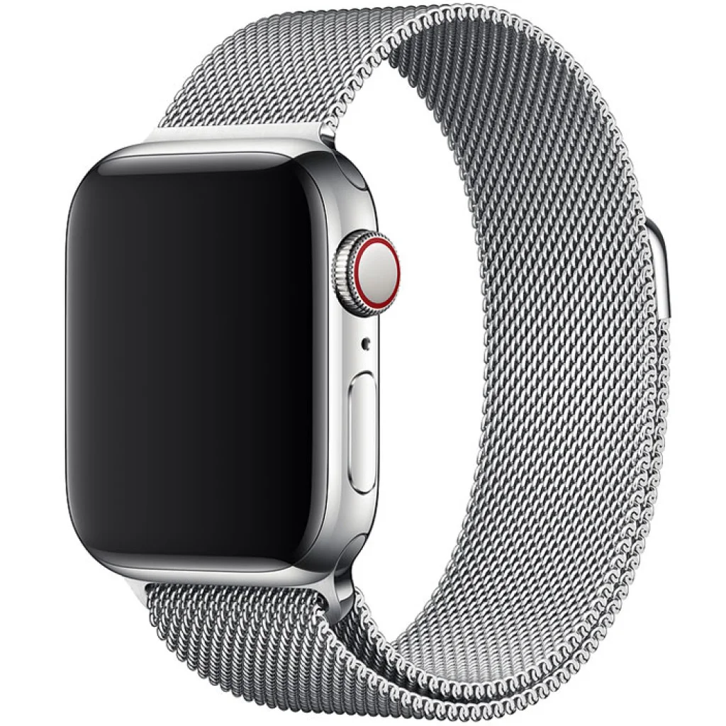 Ремінець Apple Milanese Loop Silver для Watch 40mm (MTU22)