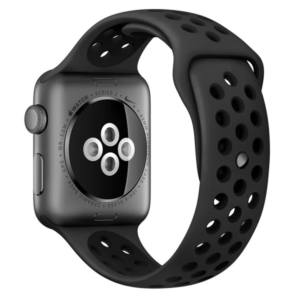 Браслет Apple Anthracite/Black Nike Sport Band S/M & M/L для Watch 38mm (MQ2K2)