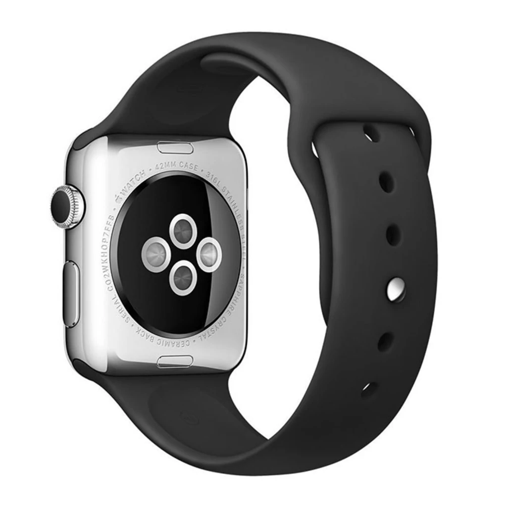 Браслет Apple Black Sport Band для Watch 42mm (MJ4Q2)