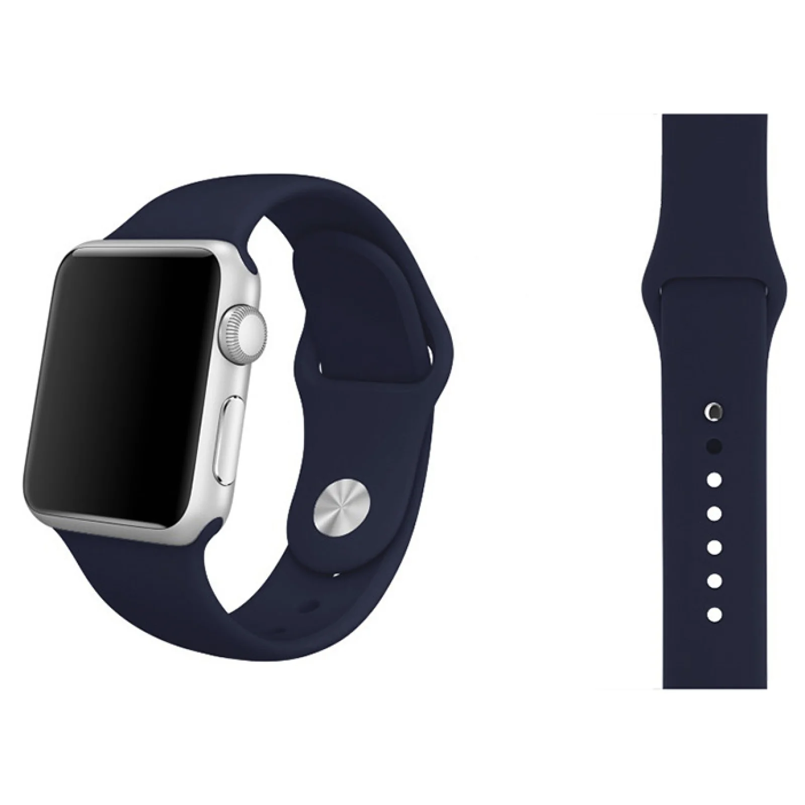 Браслет Apple Watch 42mm Sport Band Midnight Blue (HQCo)