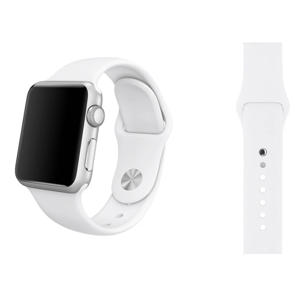 Браслет Apple Watch 42mm Sport Band White (HQCo)