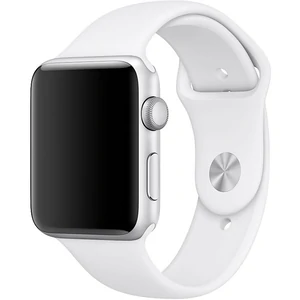 Колір: Білий - Браслет Apple White Sport Band S/M & M/L для Apple Watch 38mm, 40mm (MJ4E2)