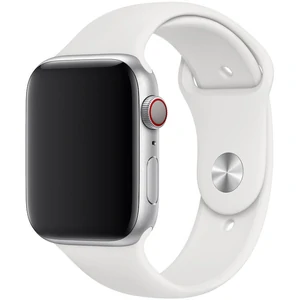 Колір: Білий - Ремінець Apple Sport Band White S/M & M/L для Apple Watch 40mm (MTP52)