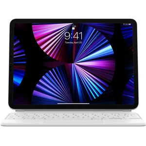 Чохол Apple iPad Pro 11 2021, iPad Air 10.9 2020, iPad Air 11 2024 Magic Keyboard White (MJQJ3) (Англійська розкладка + Гравірування)
