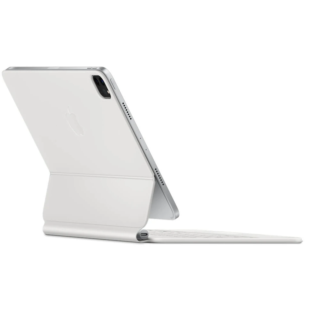Чохол-клавіатура Apple iPad Pro 11 2021, iPad Air 10.9 2020, iPad Air 11 2024 Magic Keyboard White MJQJ3 (Англійська розкладка + Гравірування)