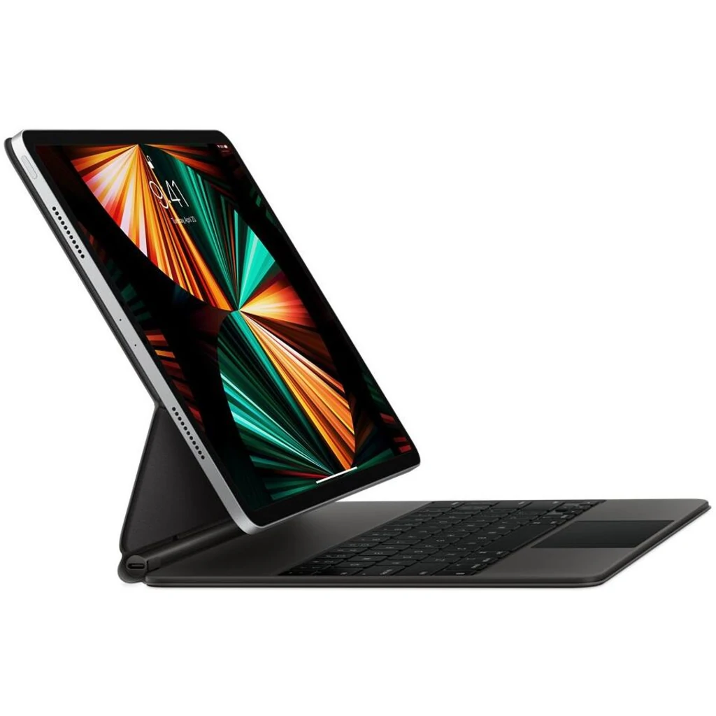 Чохол-клавіатура Apple iPad Pro 12.9 2021 Magic Keyboard Black MJQK3 (Аанглійська розкладка + Гравірування)