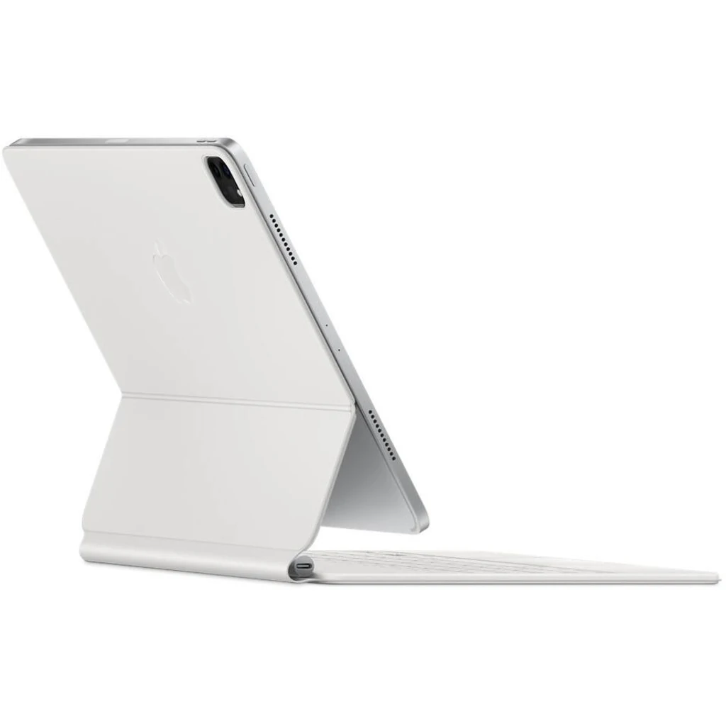 Чехол-клавиатура Apple iPad Pro 12.9 2021 Magic Keyboard White MJQL3 (Английская раскладка + Гравировка)