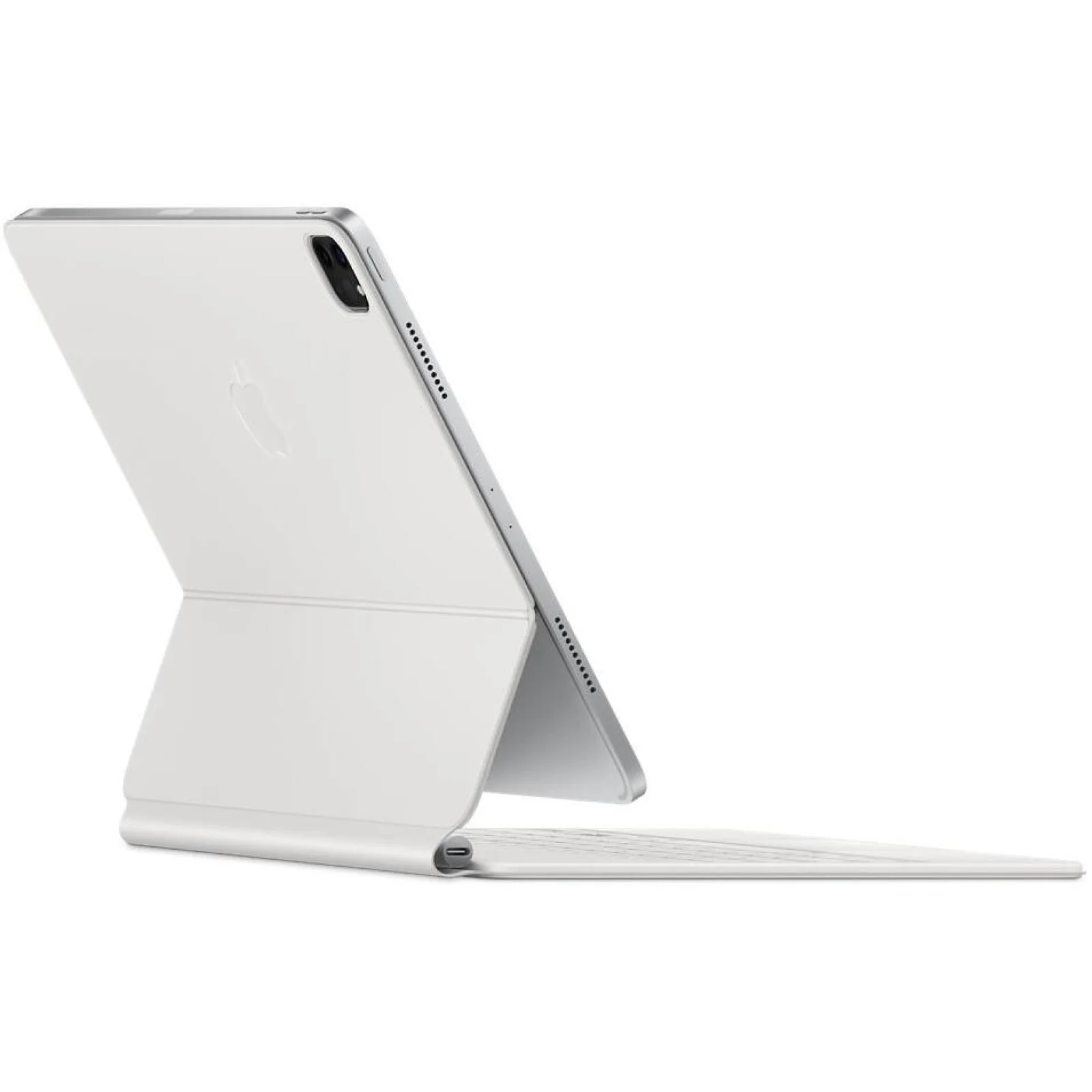 Чехол-клавиатура Apple iPad Pro 12.9 2021 Magic Keyboard White MJQL3 (Английская раскладка + Гравировка)