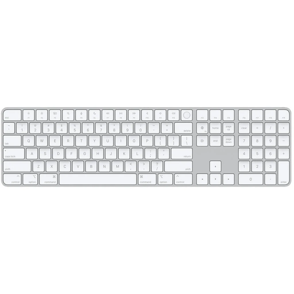 Беспроводная клавиатура Apple Magic Keyboard with Touch ID and Numeric Keypad для Mac Мodels with Apple Silicon (MK2C3) (английская раскладка)