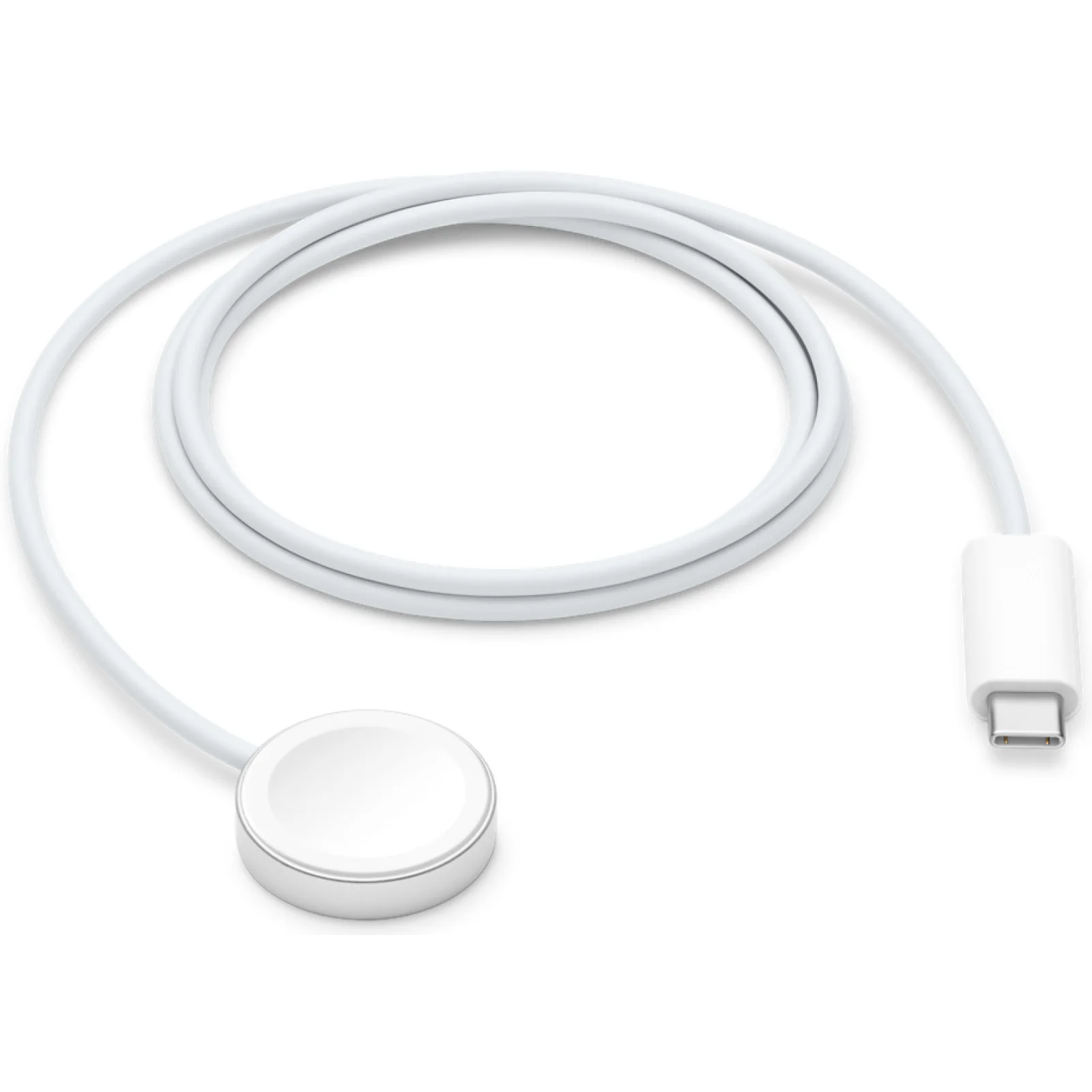 Зарядний пристрій Apple Watch Magnetic Fast Charger to USB-C White (MLWJ3)