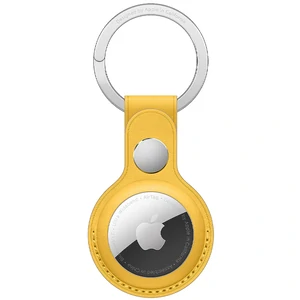 Колір: Жовтий - Чохол Apple AirTag Leather Key Ring Lemon (MM063)
