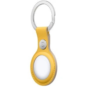 Чехол для поискового брелка Apple AirTag Leather Key Ring Lemon (MM063)