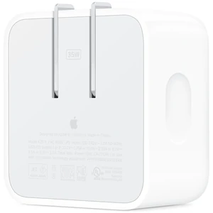 Мережевий зарядний пристрій Apple 35W Dual USB-C Port Compact Power Adapter US Plug (MNWM3)