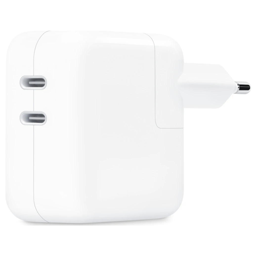 Мережевий зарядний пристрій Apple 35W Dual USB-C Port Power Adapter (MW2K3)