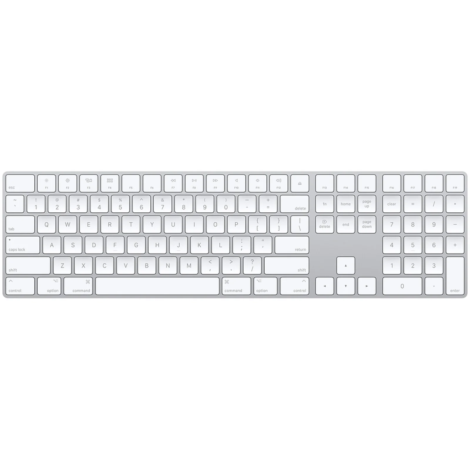 Бездротова клавіатура Apple Magic Keyboard with Numeric Keypad MQ052 (англійська розкладка)
