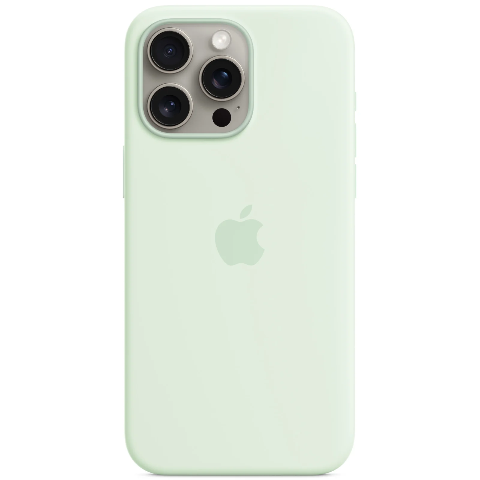 Чохол Apple iPhone 15 Pro Max Silicone Case with MagSafe Soft Mint (HQCo)