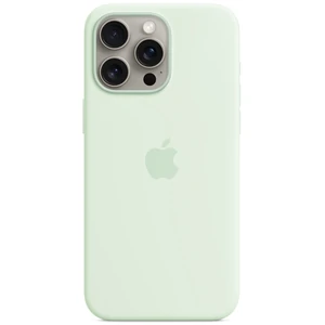 Чехол Apple iPhone 15 Pro Max Silicone Case with MagSafe Soft Mint (HQCo)