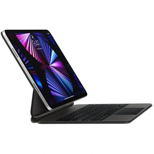 Чехол-клавиатура Apple iPad Pro 11 2021, iPad Air 10.9 2020, iPad Air 11 2024 Magic Keyboard Black MXQT2 (Английская раскладка + Гравировка)