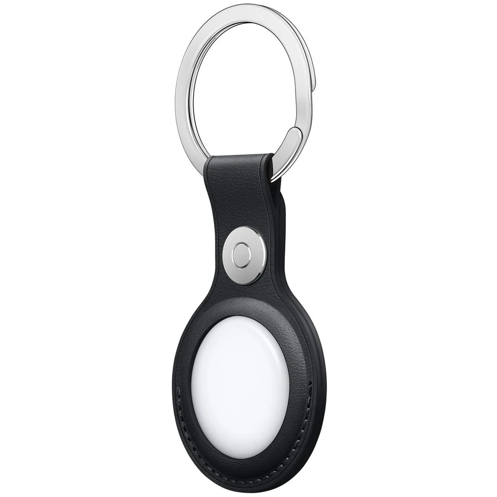 Чохол для пошукового брелка Apple AirTag Leather Key Ring Midnight (MMF93)