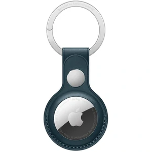 Чехол Apple AirTag Leather Key Ring Baltic Blue (MHJ23)