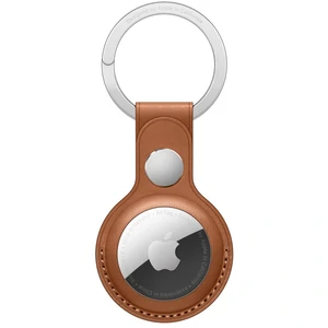 Чехол Apple AirTag Leather Key Ring Saddle Brown (MX4M2)