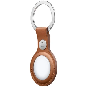 Чохол для пошукового брелка Apple AirTag Leather Key Ring Saddle Brown (MX4M2)