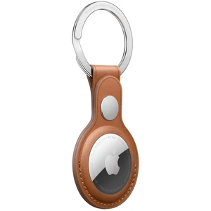 Чохол для пошукового брелка Apple AirTag Leather Key Ring Saddle Brown (MX4M2)
