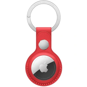 Колір: Червоний - Чохол Apple AirTag Leather Key Ring Product Red (MK103)