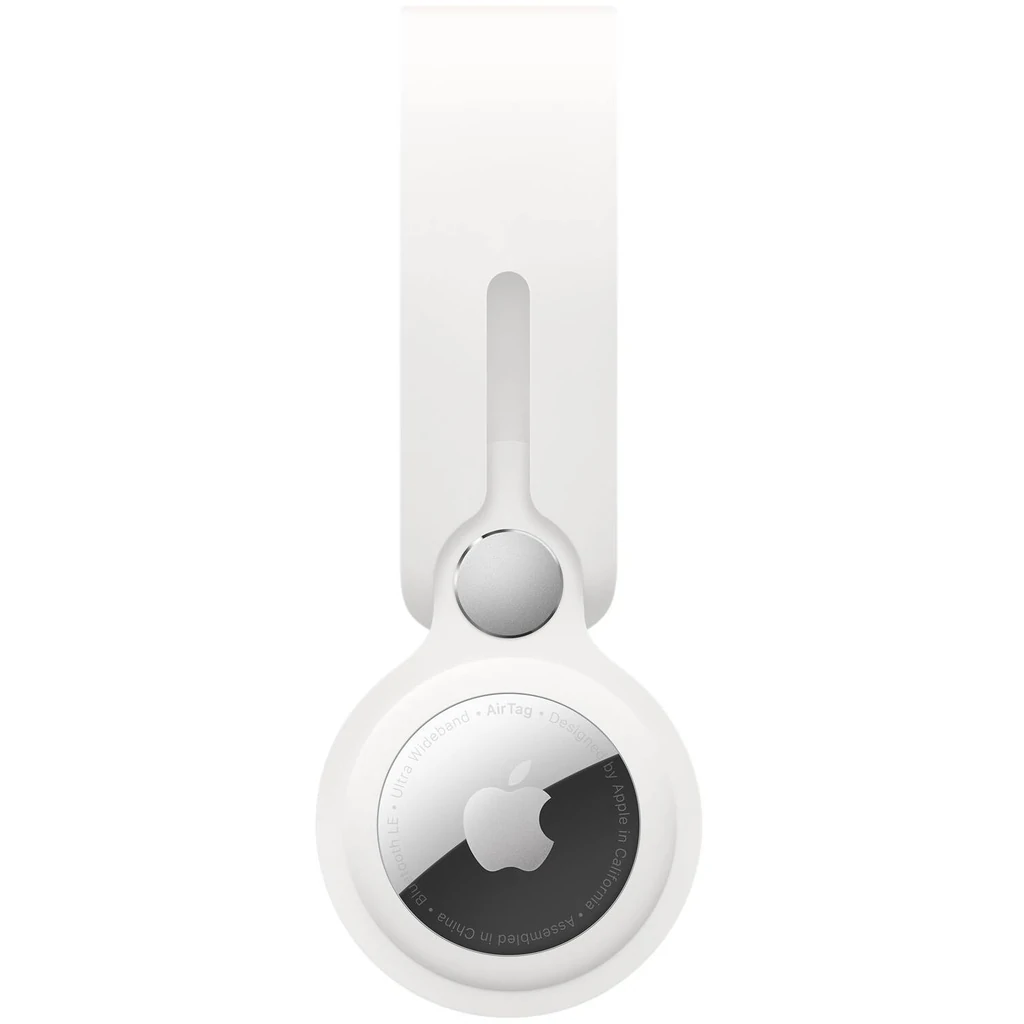 Чохол для пошукового брелка Apple AirTag Loop White (MX4F2)