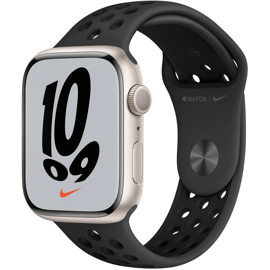 Ремінець Apple Anthracite/Black Nike Sport Band для Apple Watch 44mm, 45mm (ML883)