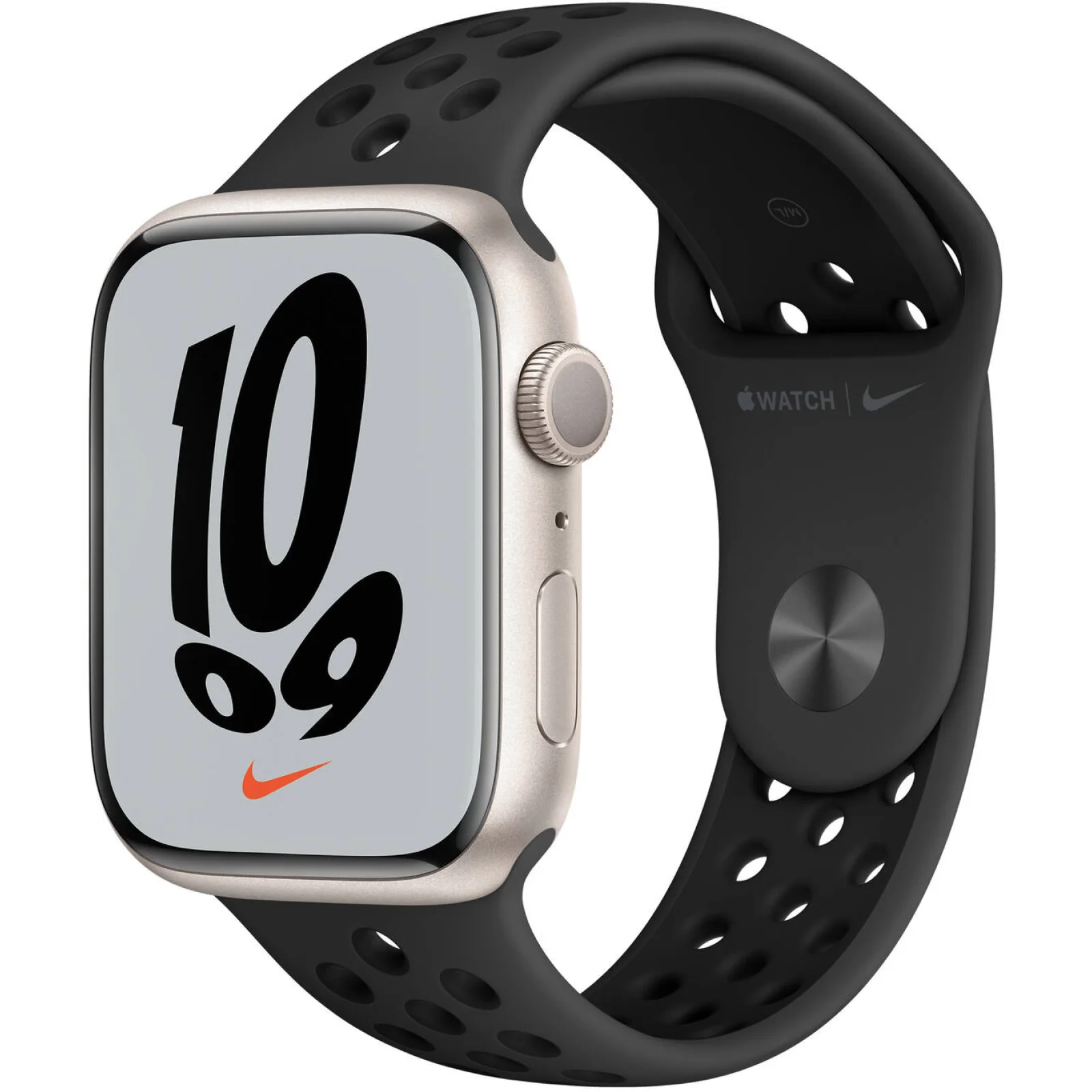 Ремінець Apple Anthracite/Black Nike Sport Band для Apple Watch 44mm, 45mm (ML883)