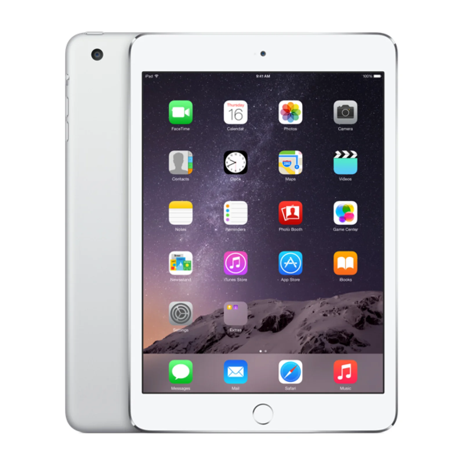 Планшет Apple iPad Mini 3 16GB WiFi Silver (MGNV2)