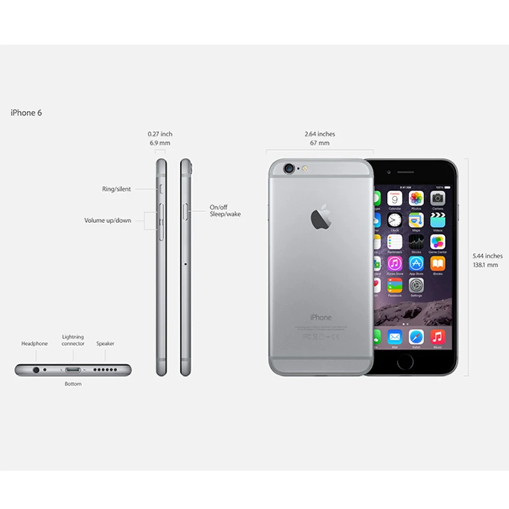 Смартфон Apple iPhone 6 64Gb Gold