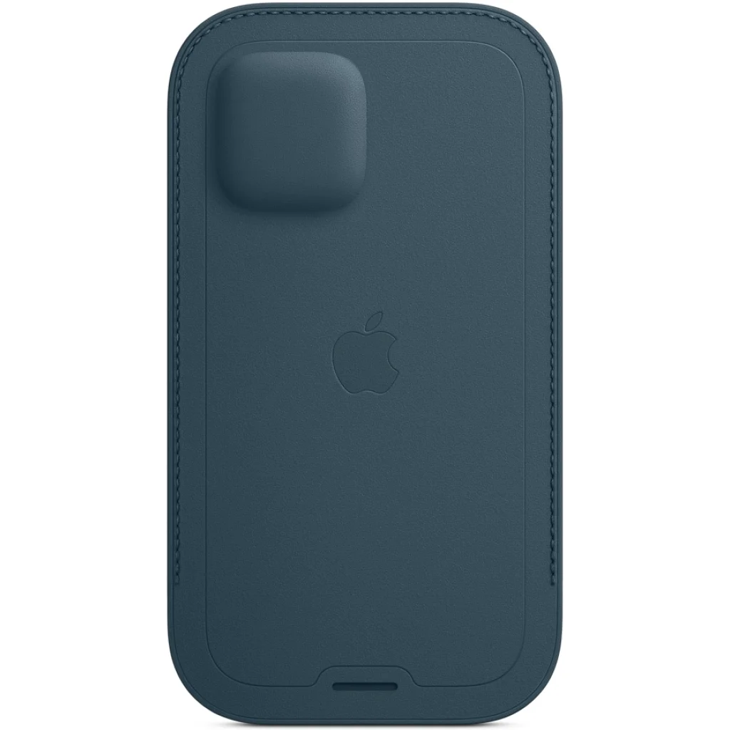 Чохол Apple iPhone 12, iPhone 12 Pro Leather Sleeve with MagSafe Baltic Blue (MHYD3)