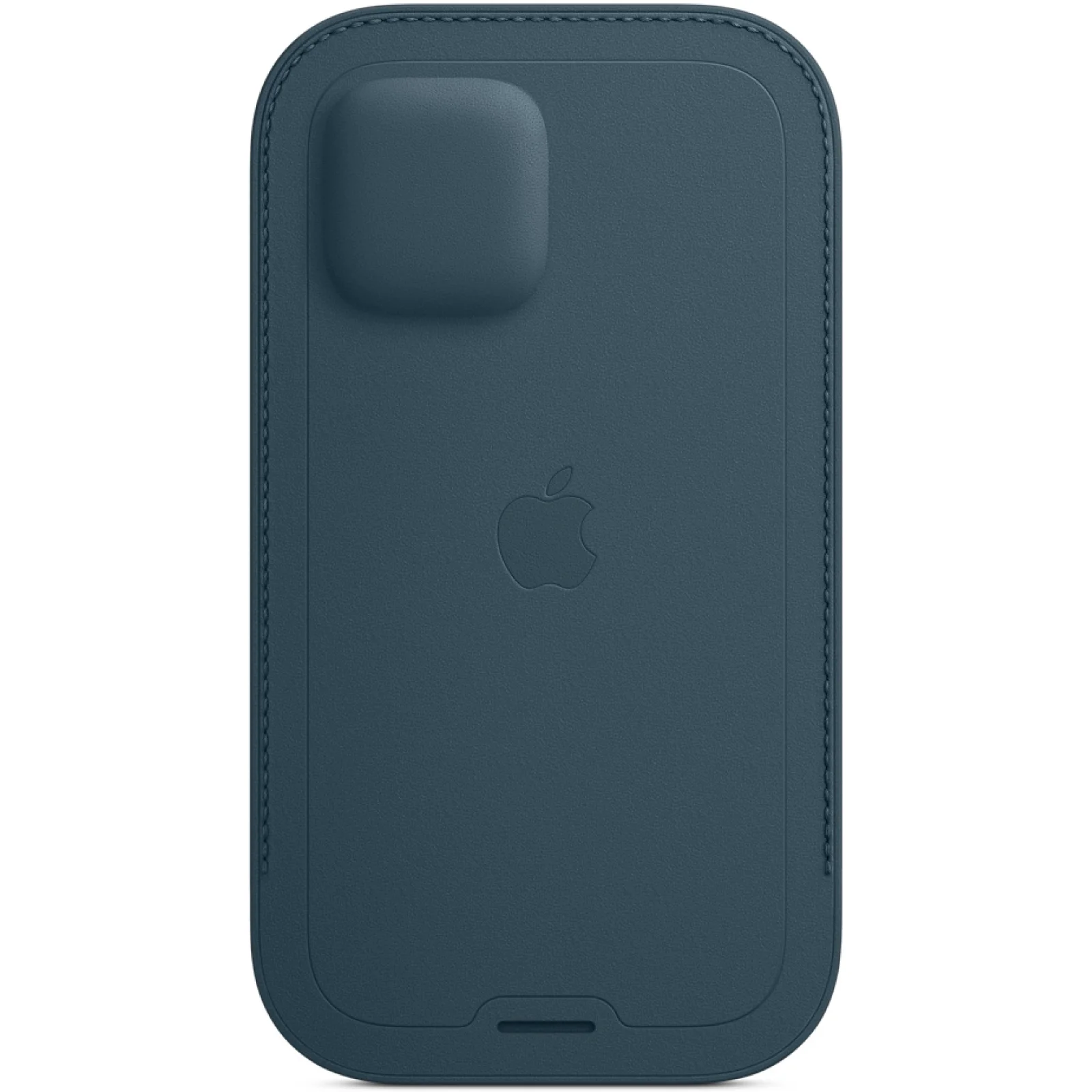 Чехол Apple iPhone 12, iPhone 12 Pro Leather Sleeve with MagSafe Baltic Blue (MHYD3)
