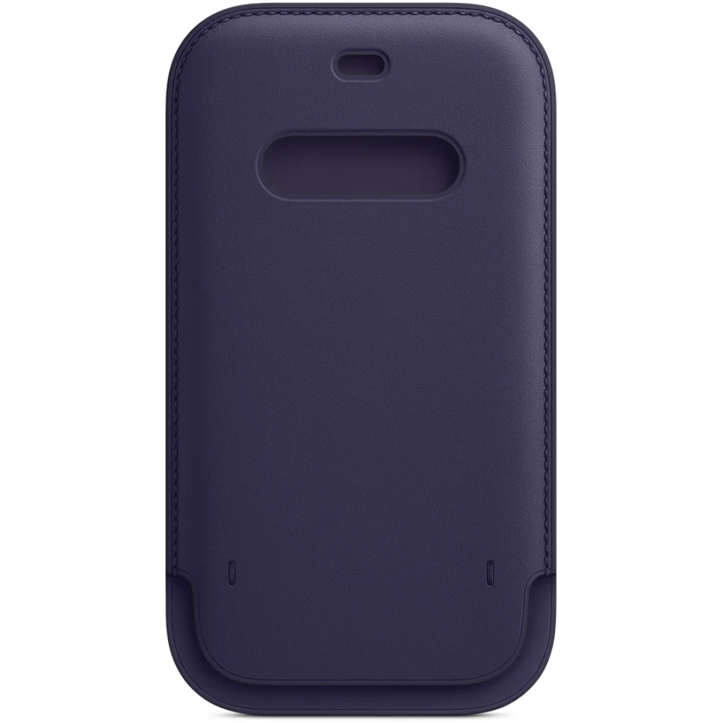 Чохол Apple iPhone 12, iPhone 12 Pro Leather Sleeve with MagSafe Deep Violet (MK0A3)